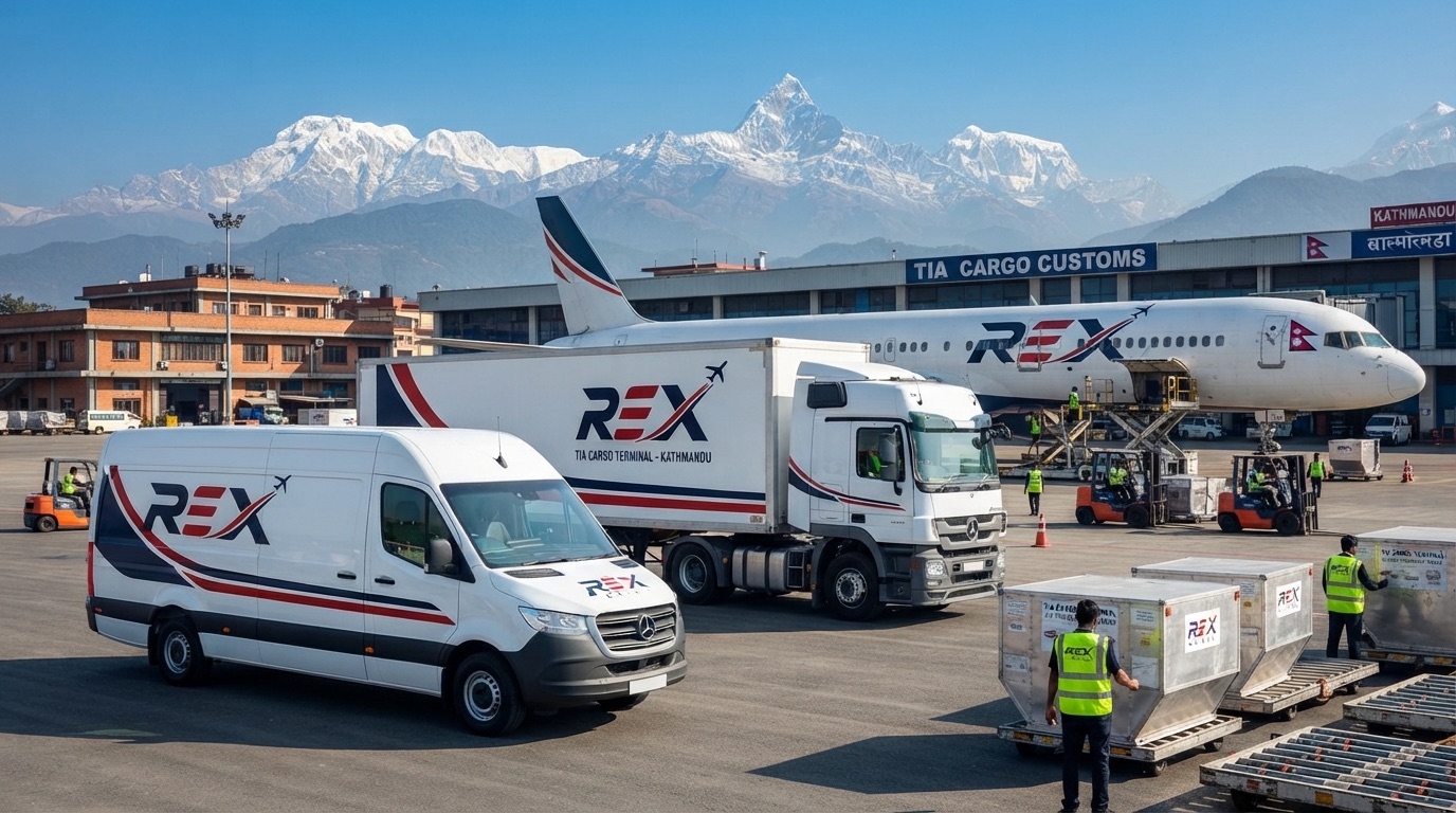 Rex Cargo delivery van and freight truck