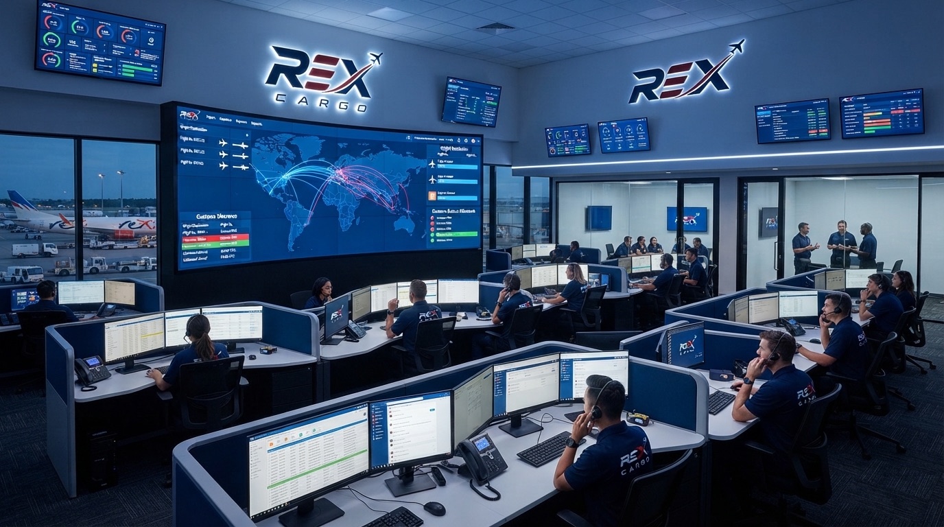 Dispatch room at Rex Cargo headquarters